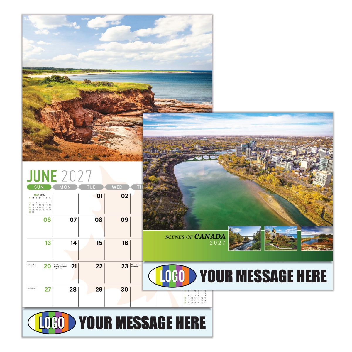 2027 Scenes of Canada Business Promotional Calendar