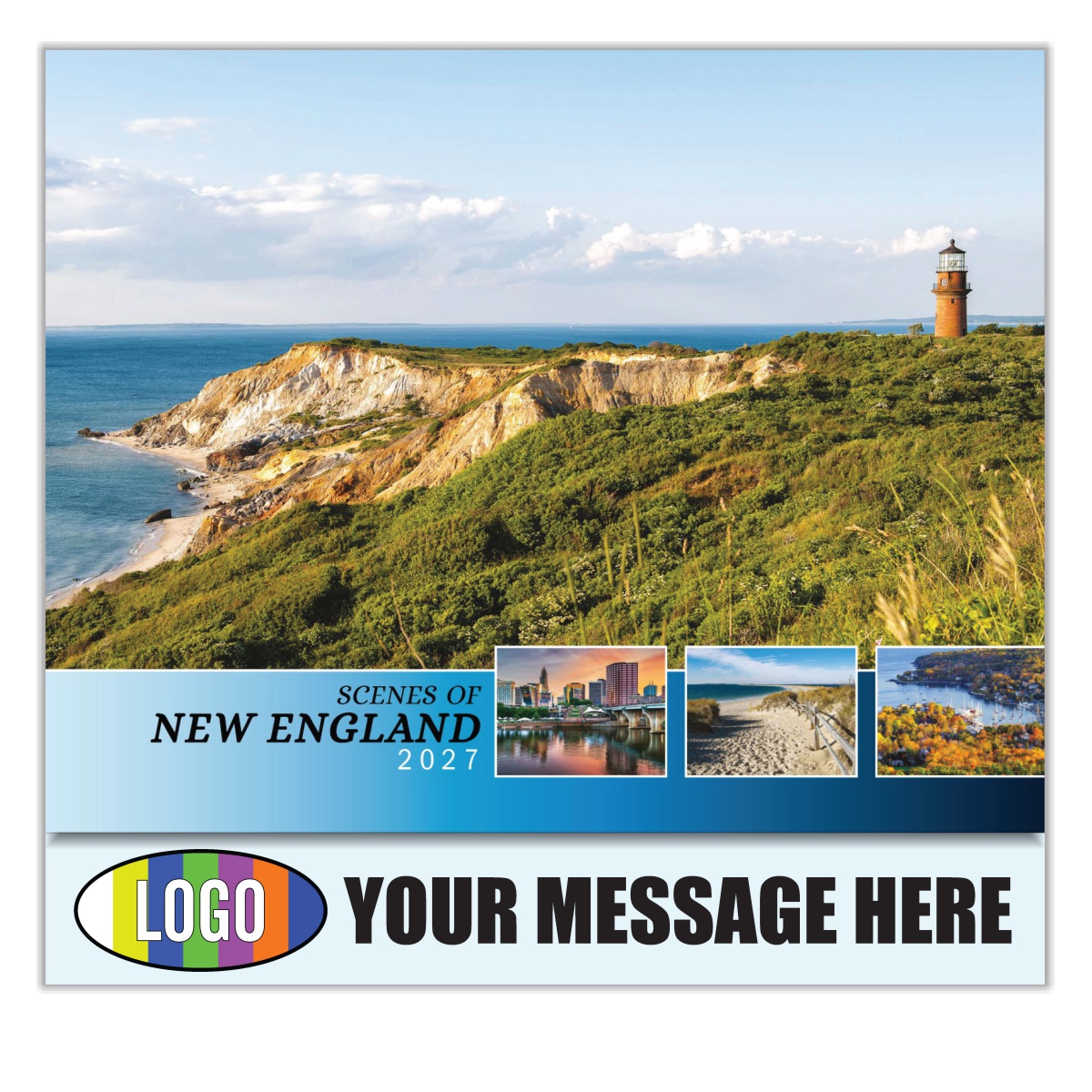2027 Scenes of New England Business Promotional Calendar