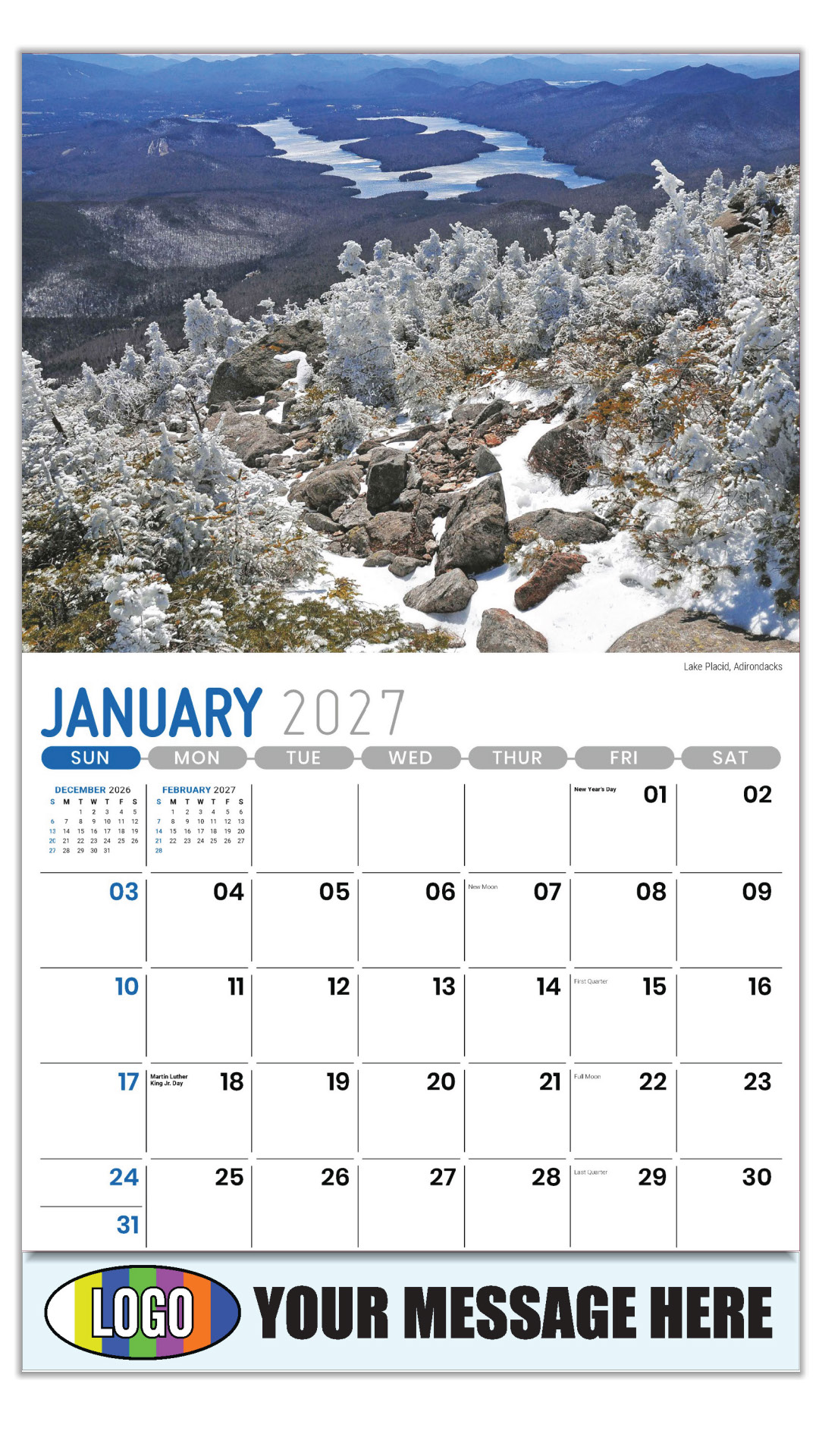 2027 Scenes of New York Business Promotional Calendar