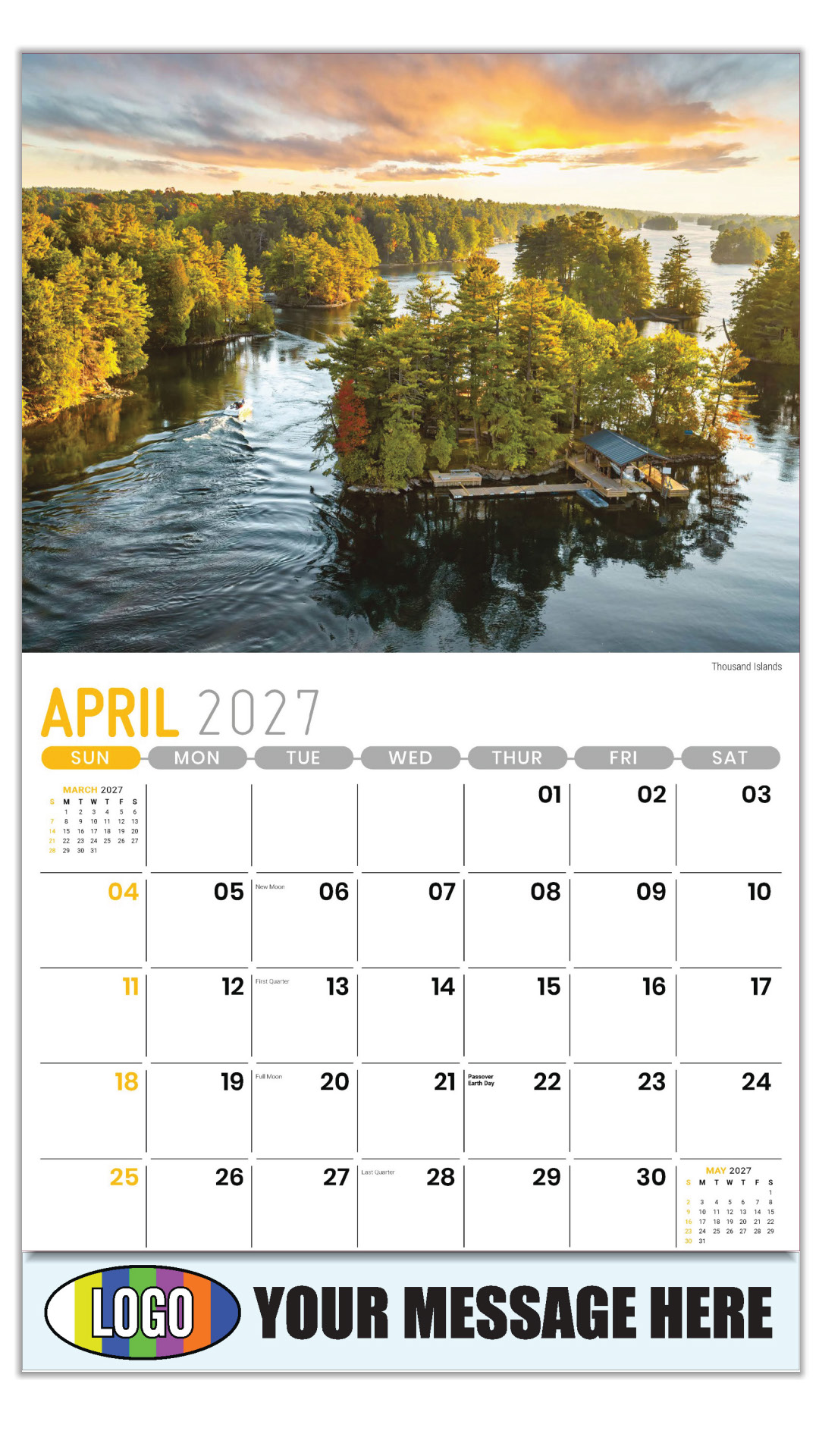 2027 Scenes of New York Business Promotional Calendar