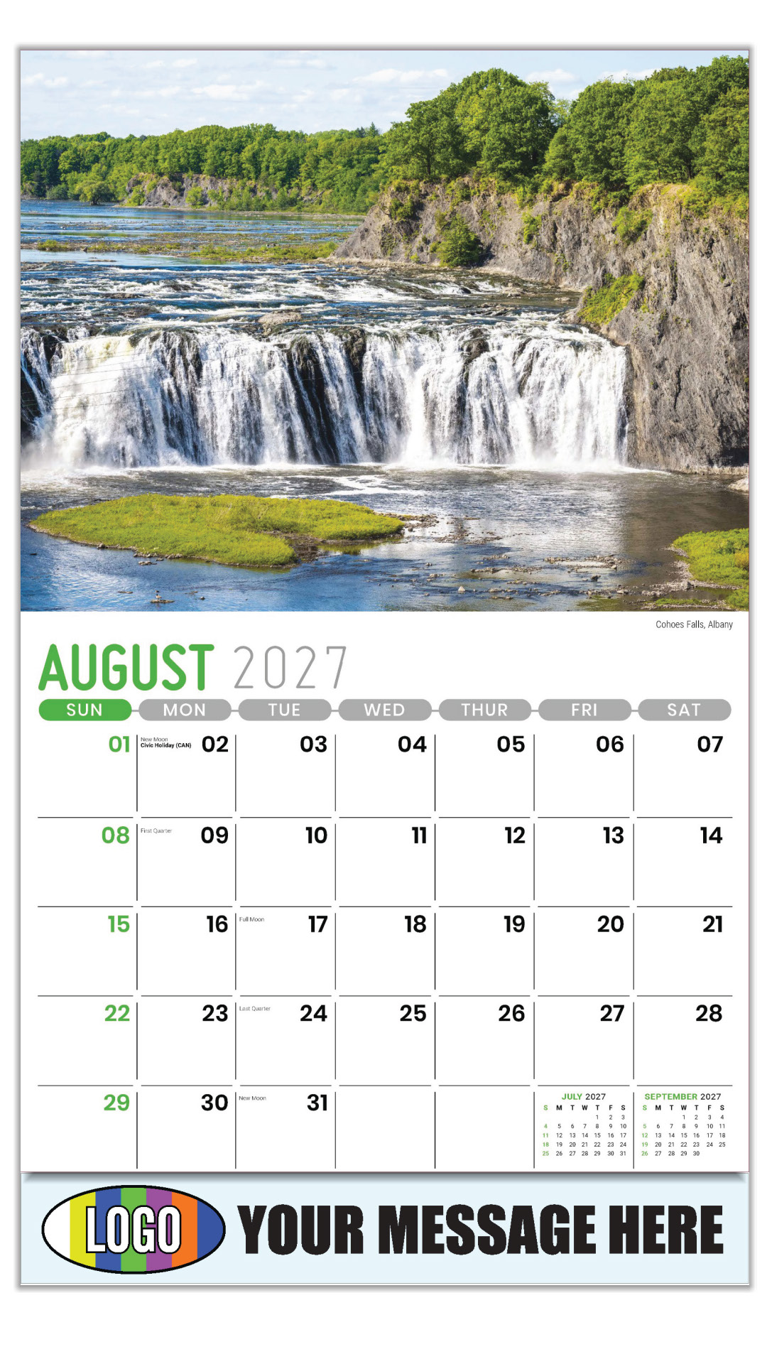2027 Scenes of New York Business Promotional Calendar