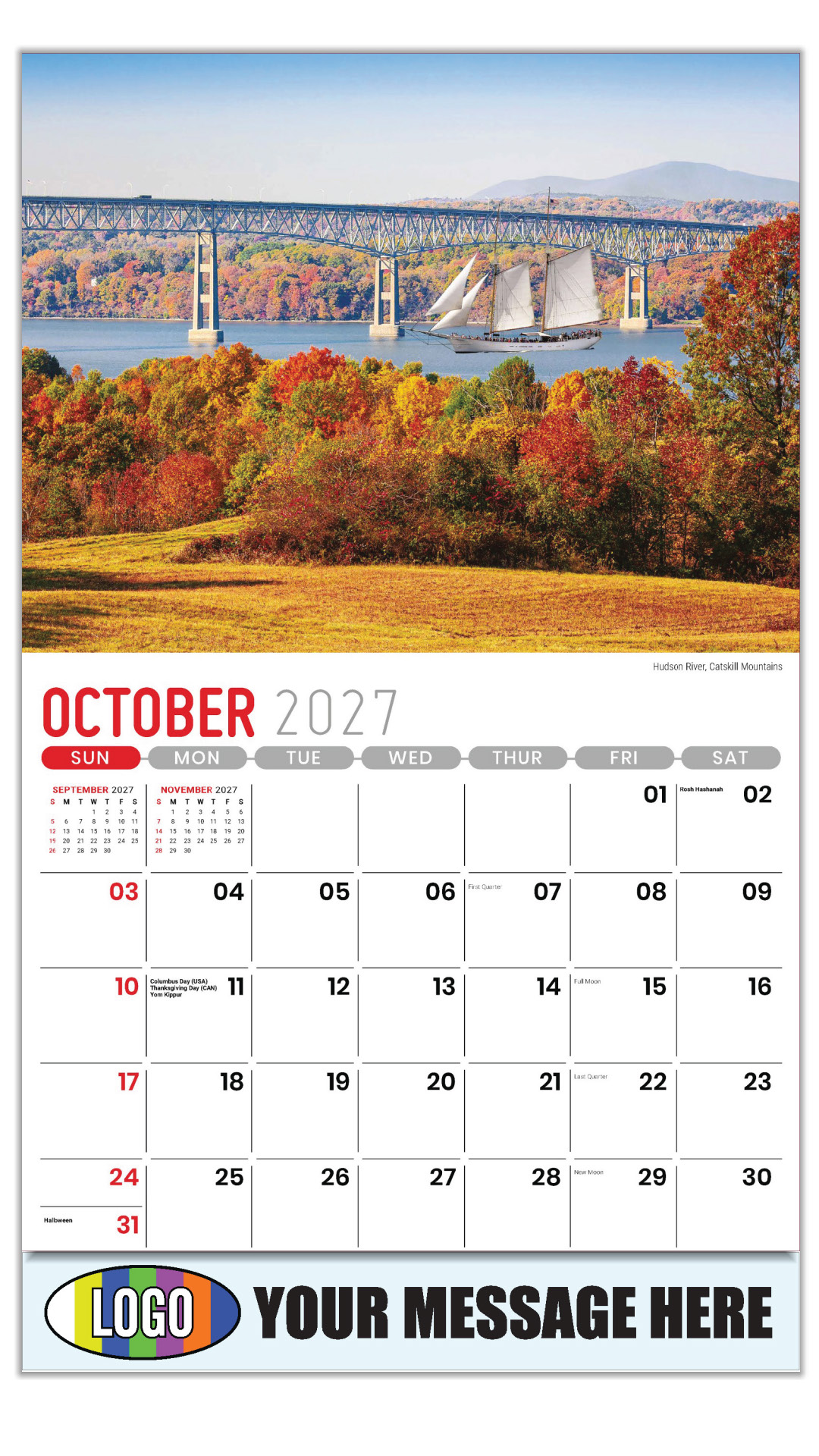 2027 Scenes of New York Business Promotional Calendar