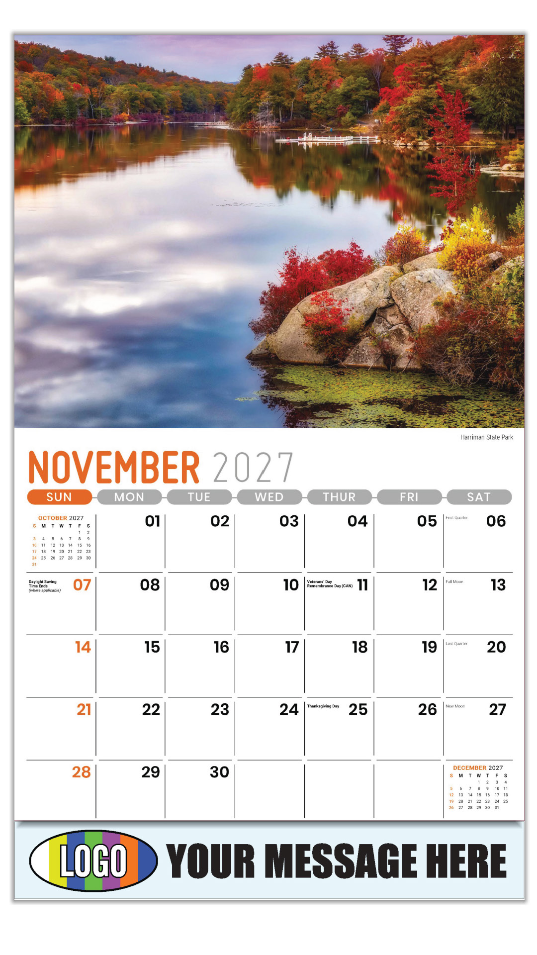 2027 Scenes of New York Business Promotional Calendar