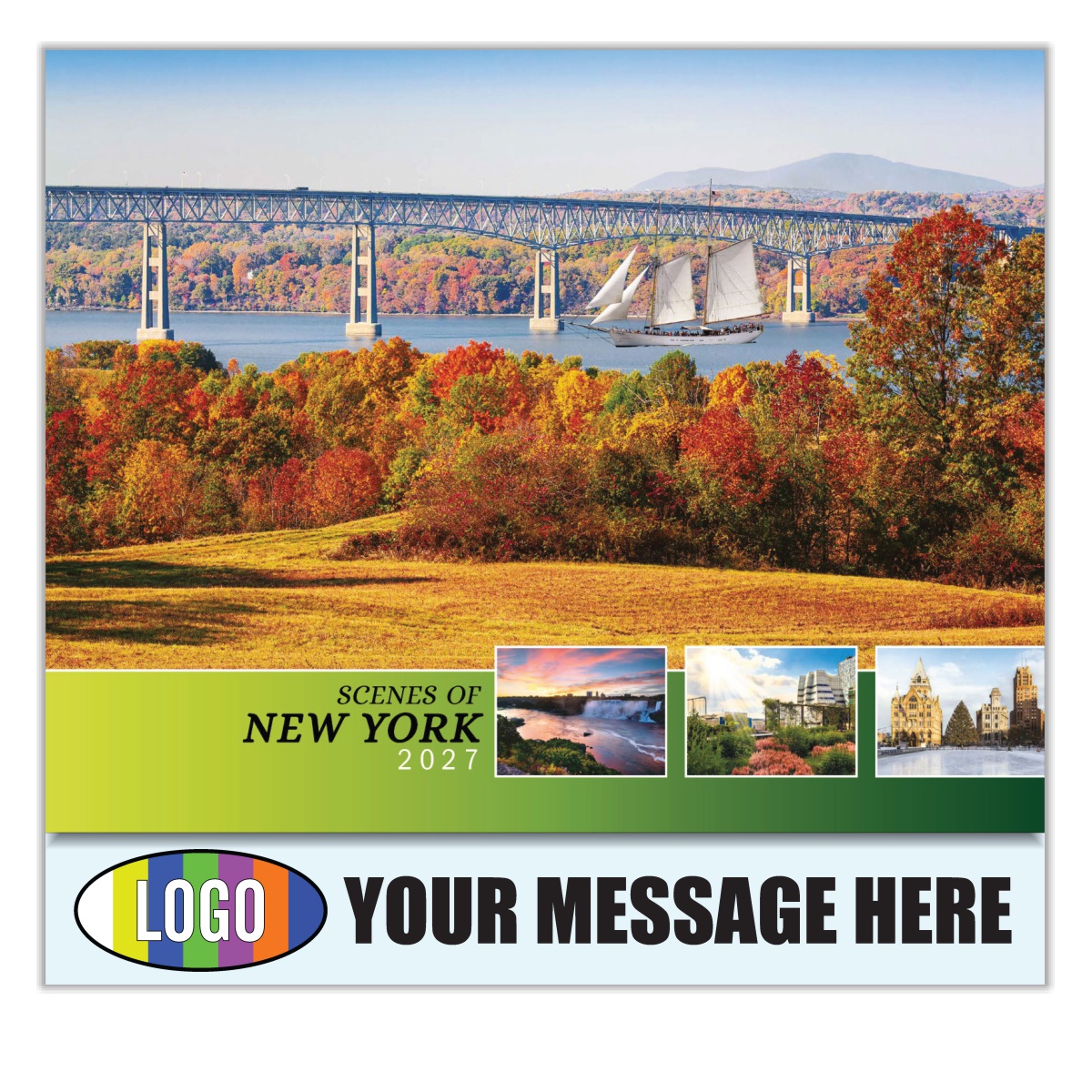 2027 Scenes of New York Business Promotional Calendar