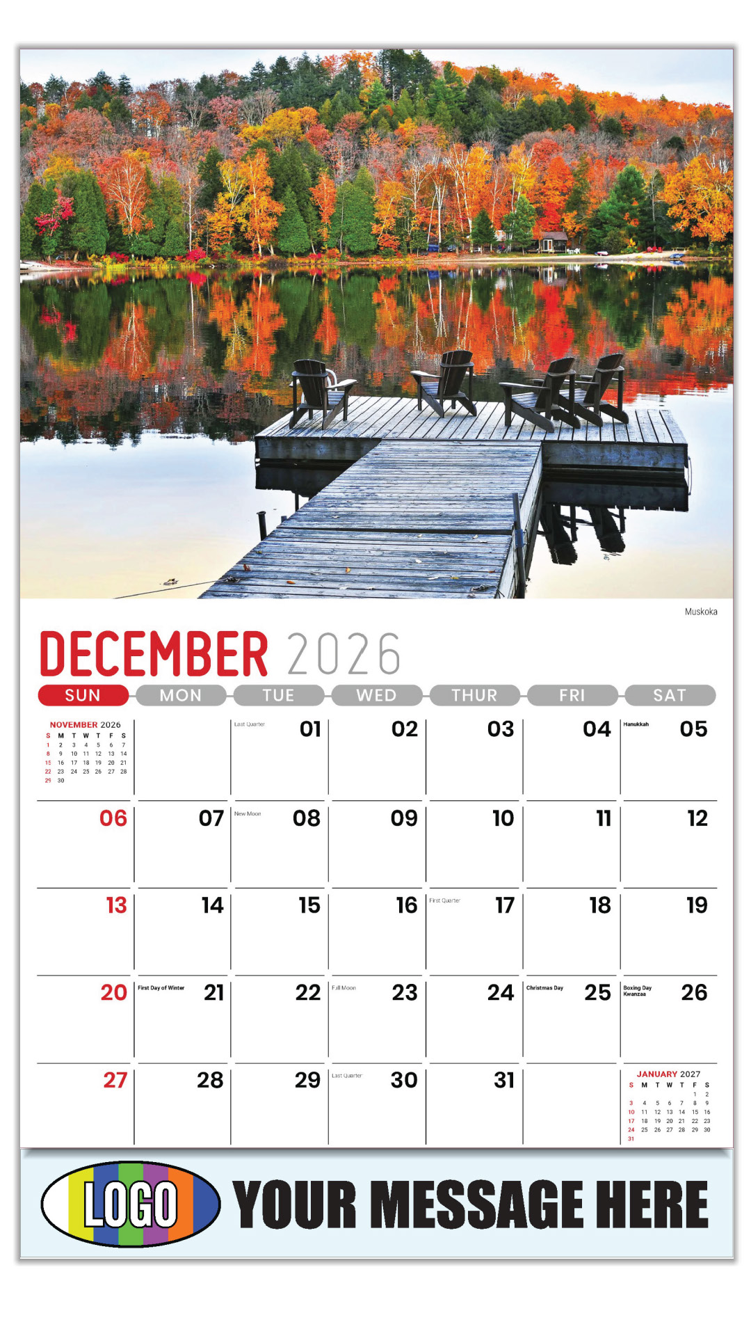 2027 Scenes of Ontario Business Promotional Calendar