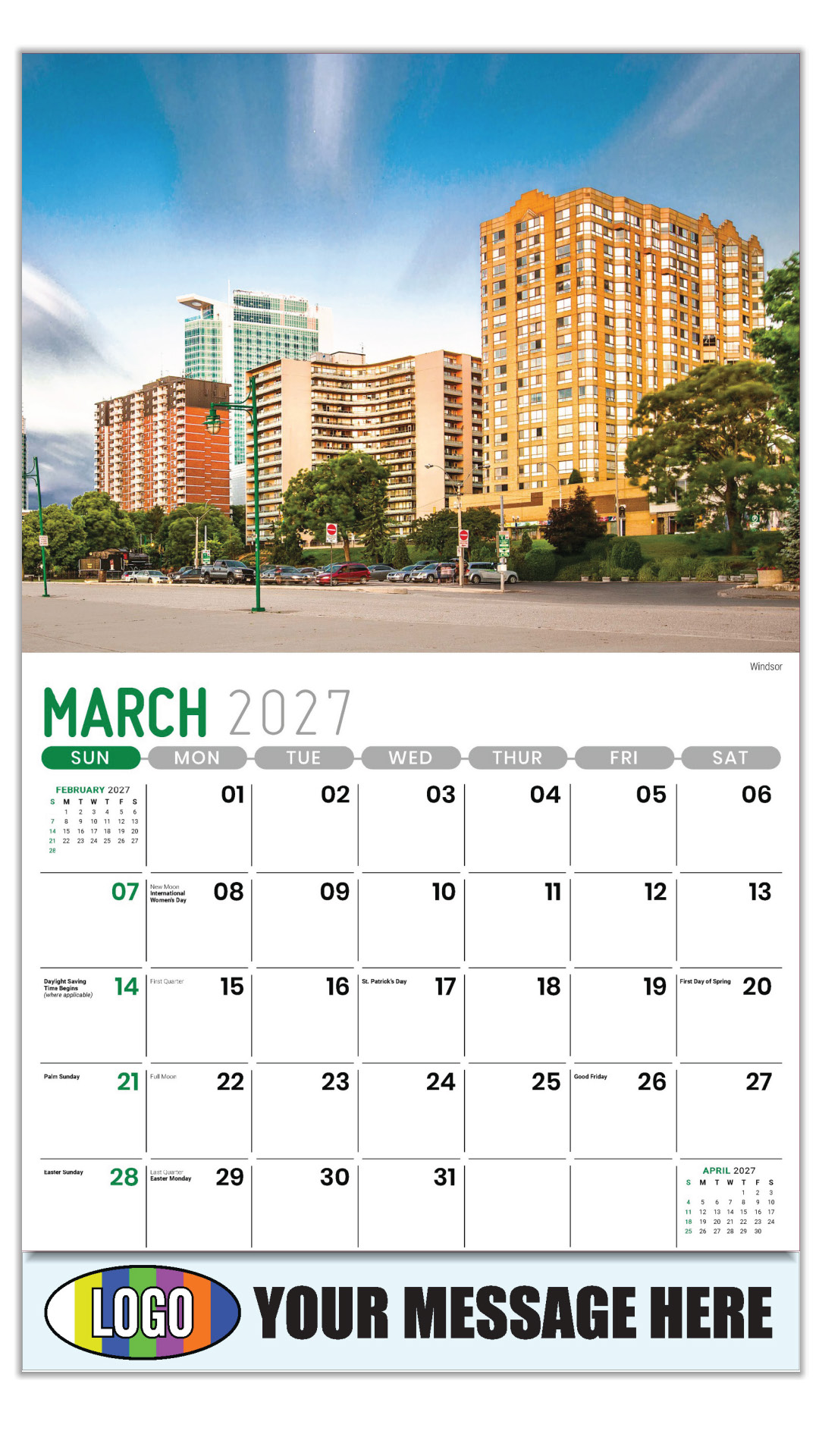 2027 Scenes of Ontario Business Promotional Calendar