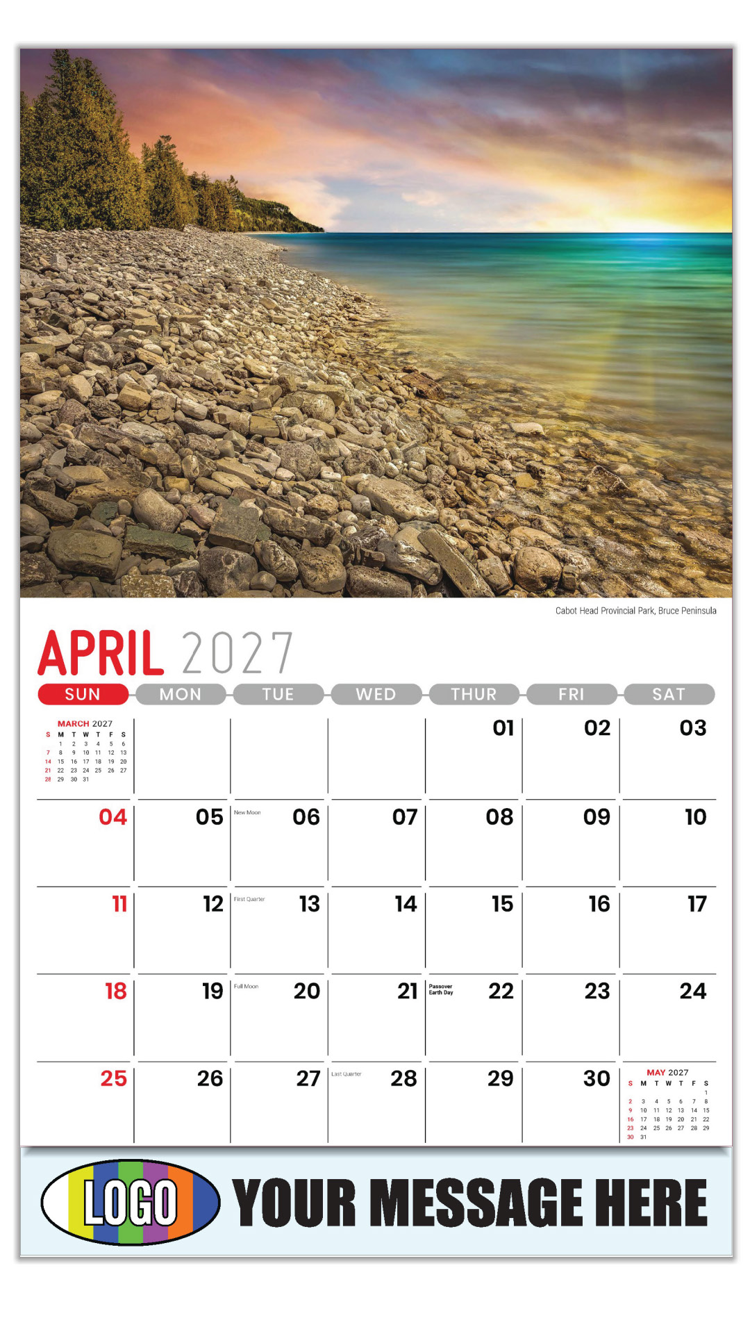 2027 Scenes of Ontario Business Promotional Calendar