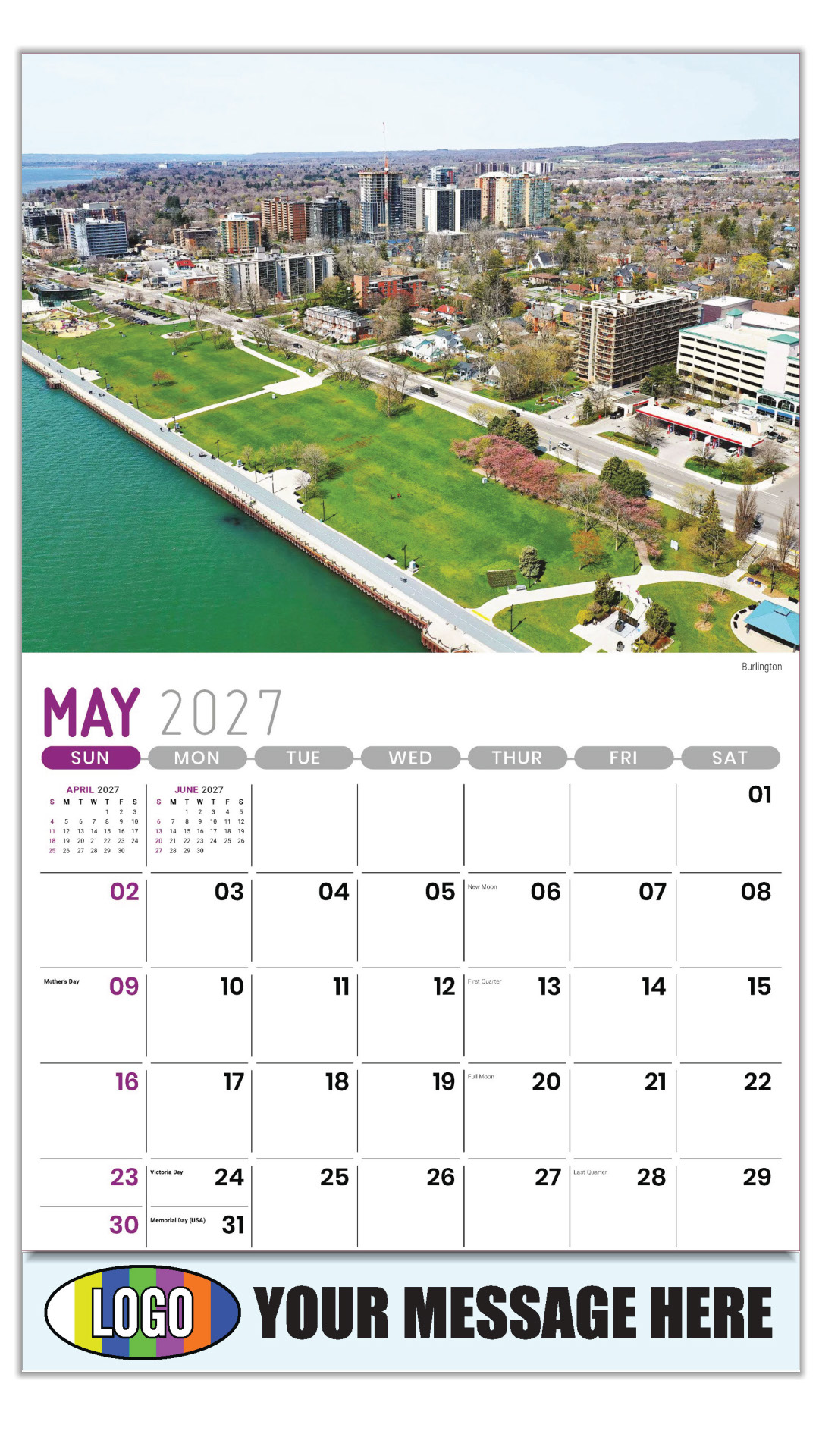 2027 Scenes of Ontario Business Promotional Calendar