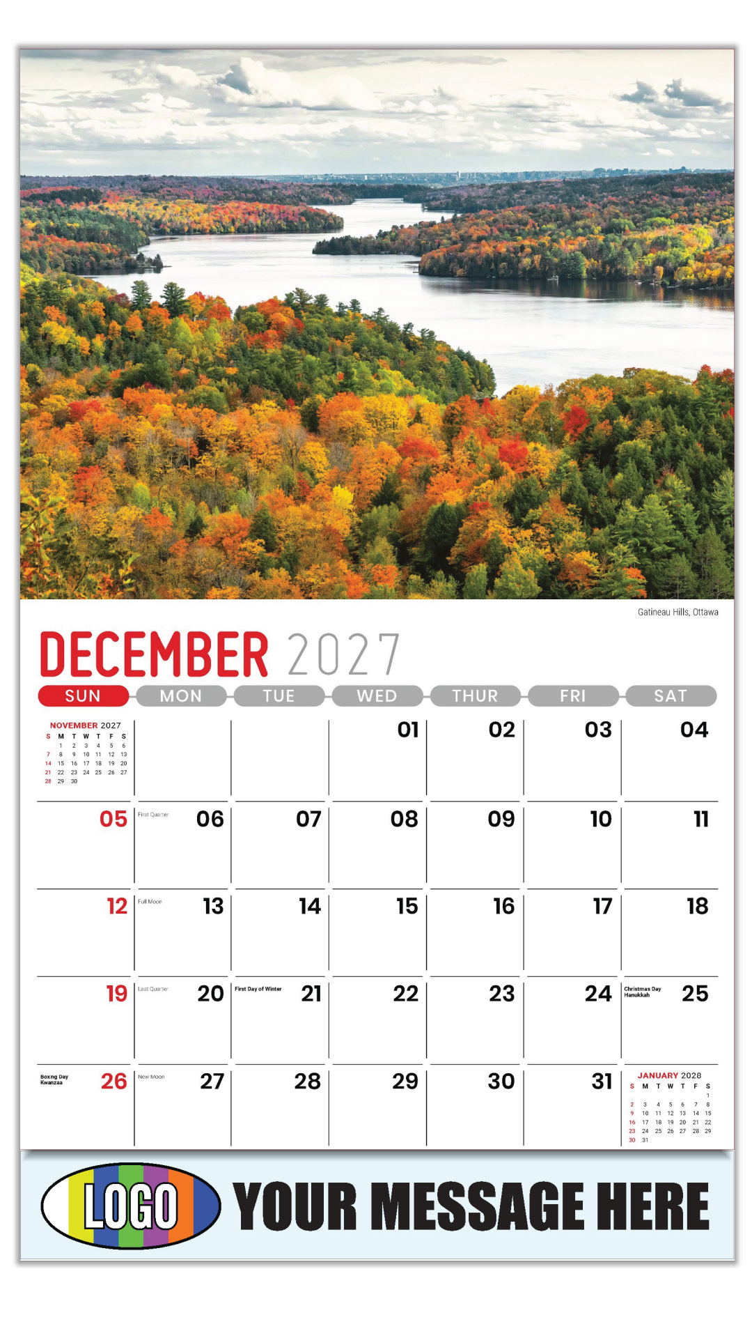 2027 Scenes of Ontario Business Promotional Calendar