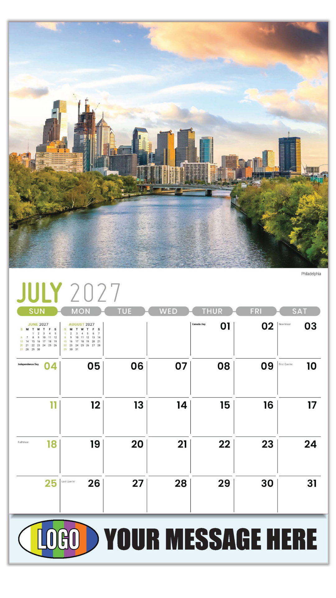 2027 Scenes of Pennsylvania Business Promotional Calendar