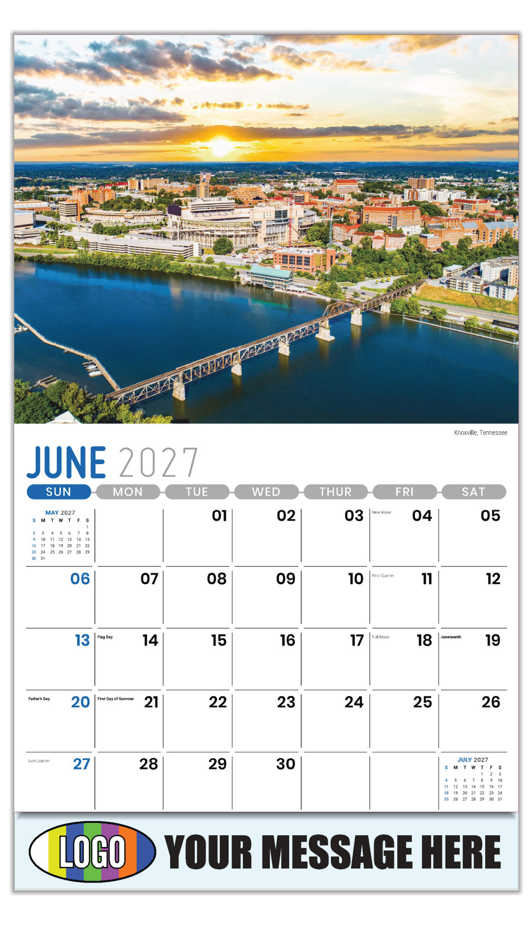 2027 Scenes of Southeast USA Business Promotional Calendar
