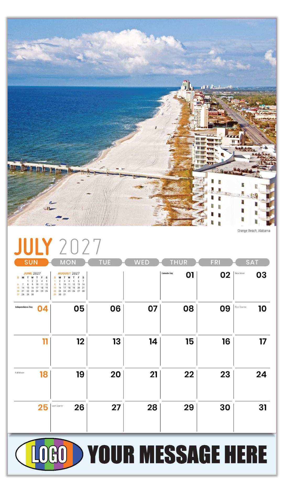 2027 Scenes of Southeast USA Business Promotional Calendar