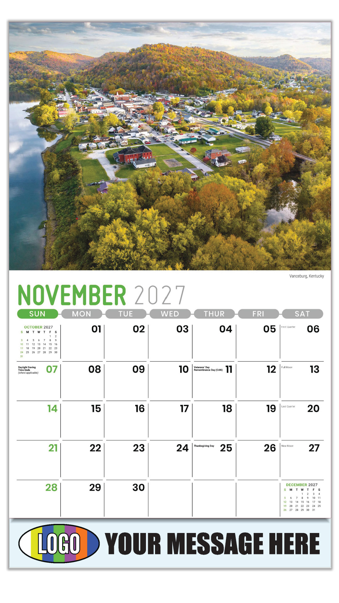 2027 Scenes of Southeast USA Business Promotional Calendar