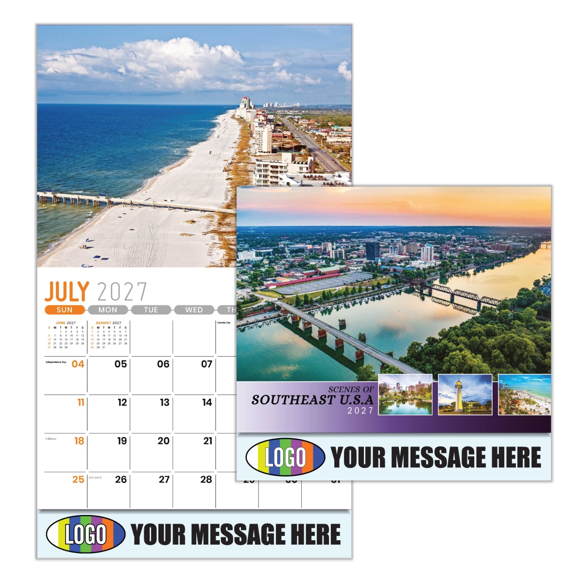 2027 Scenes of Southeast USA Business Promotional Calendar