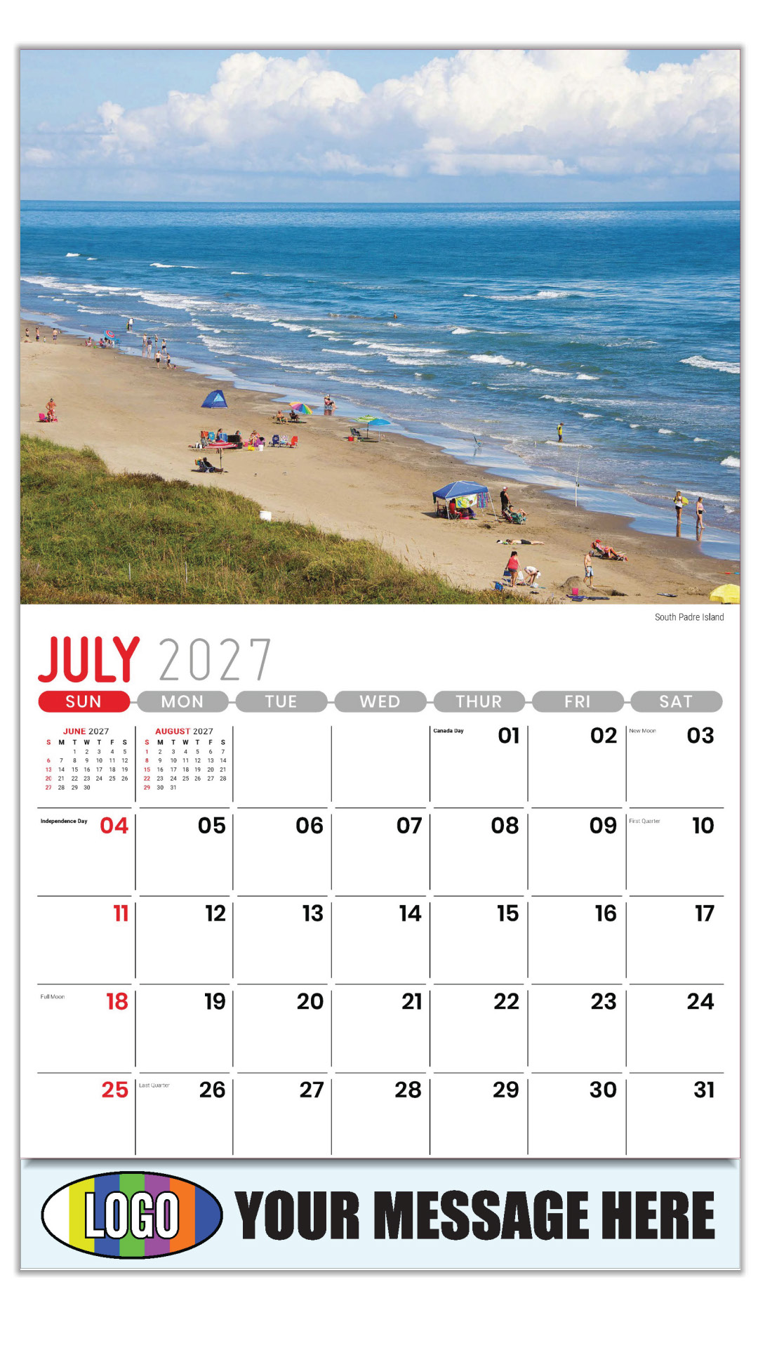 2027 Scenes of Texas Business Promotional Calendar