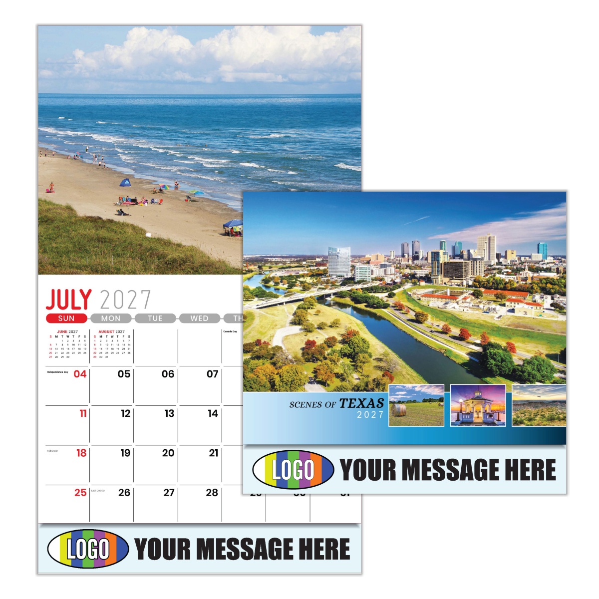 2027 Scenes of Texas Business Promotional Calendar