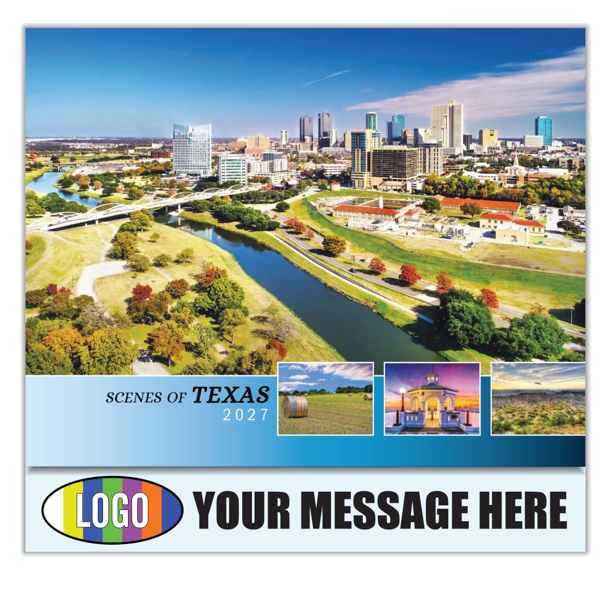 2027 Scenes of Texas Business Promotional Calendar