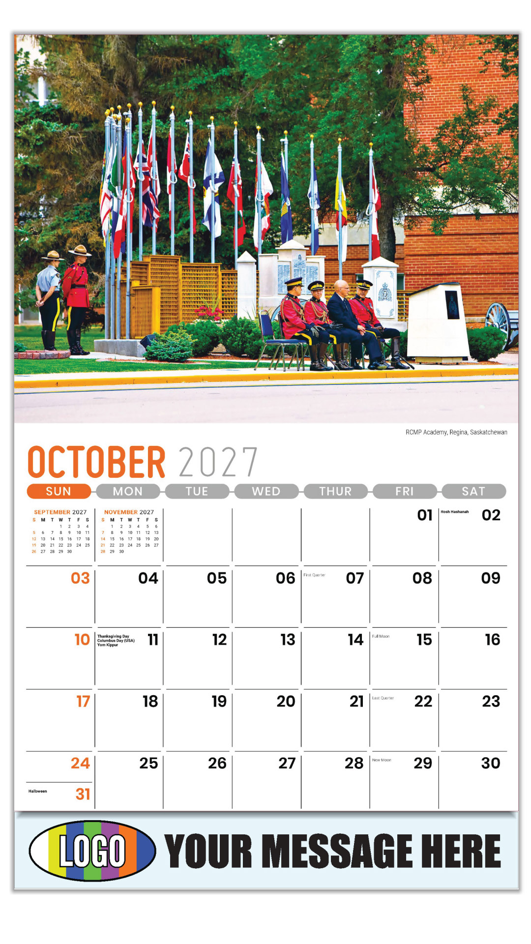 2027 Scenes of Western Canada Business Promotional Calendar