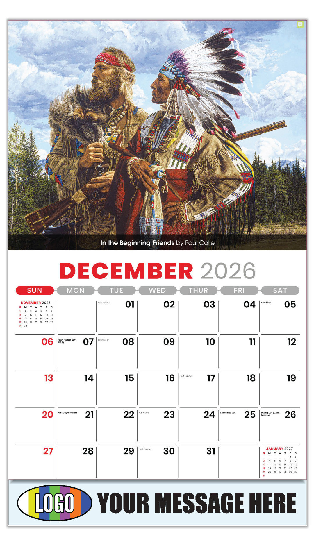 2027 Spirit of the West Business Promotional Calendar