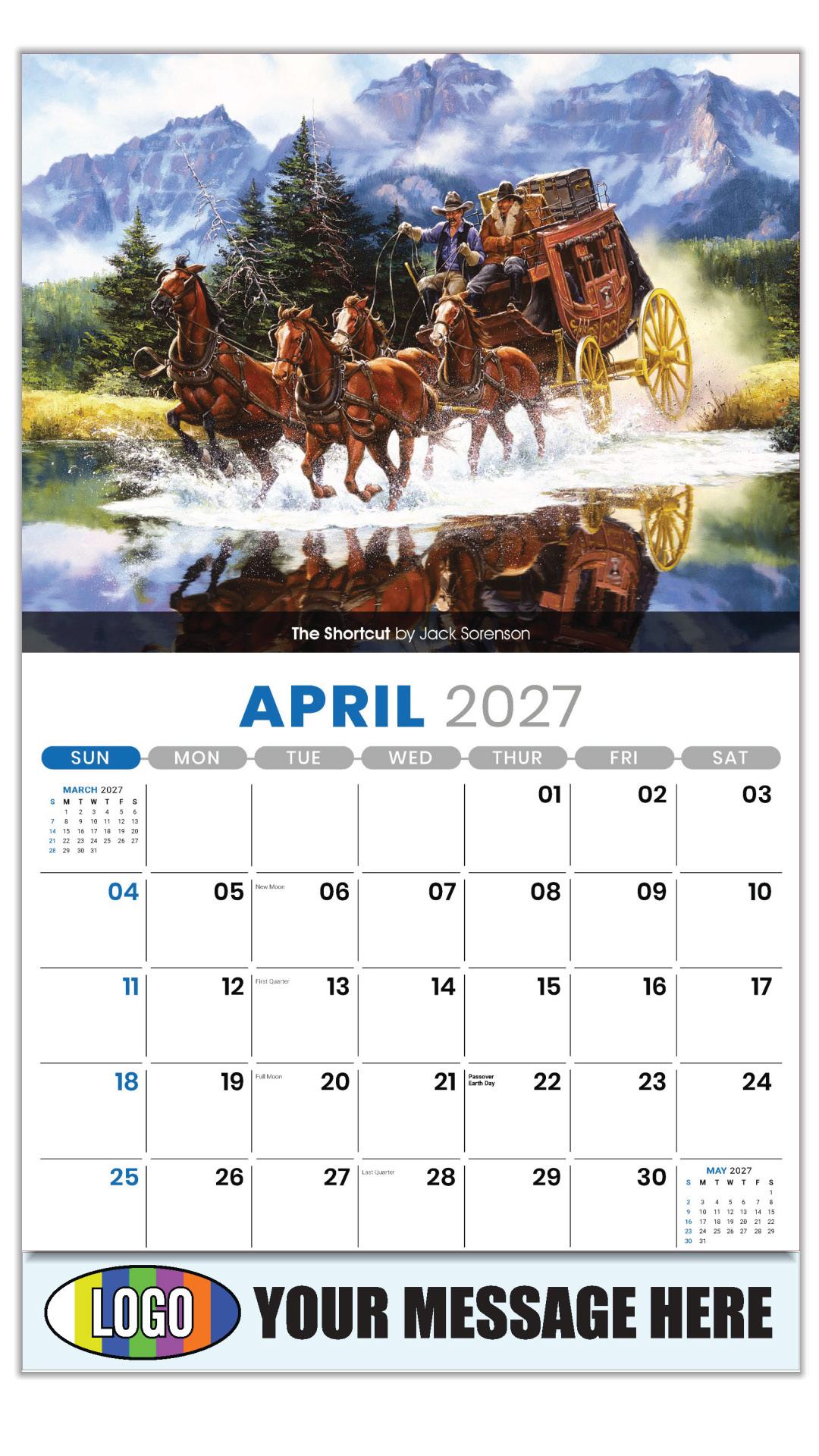 2027 Spirit of the West Business Promotional Calendar