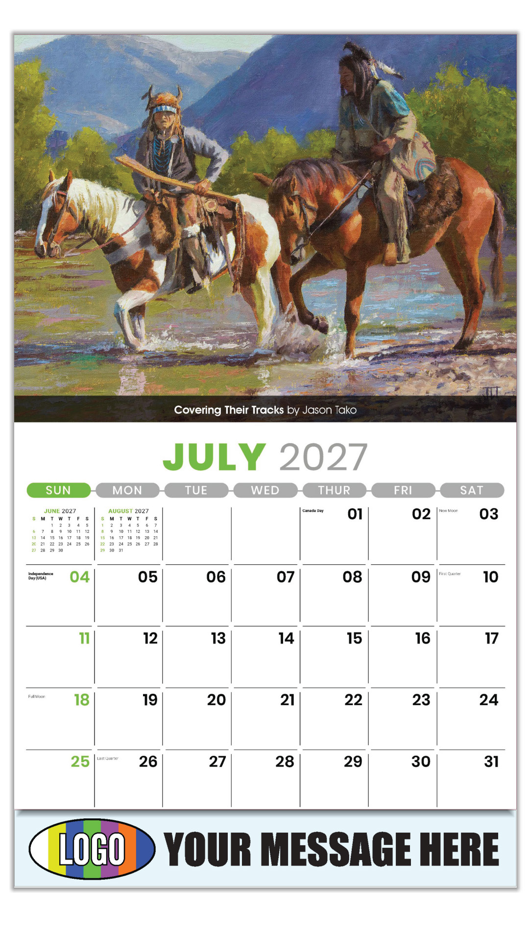 2027 Spirit of the West Business Promotional Calendar