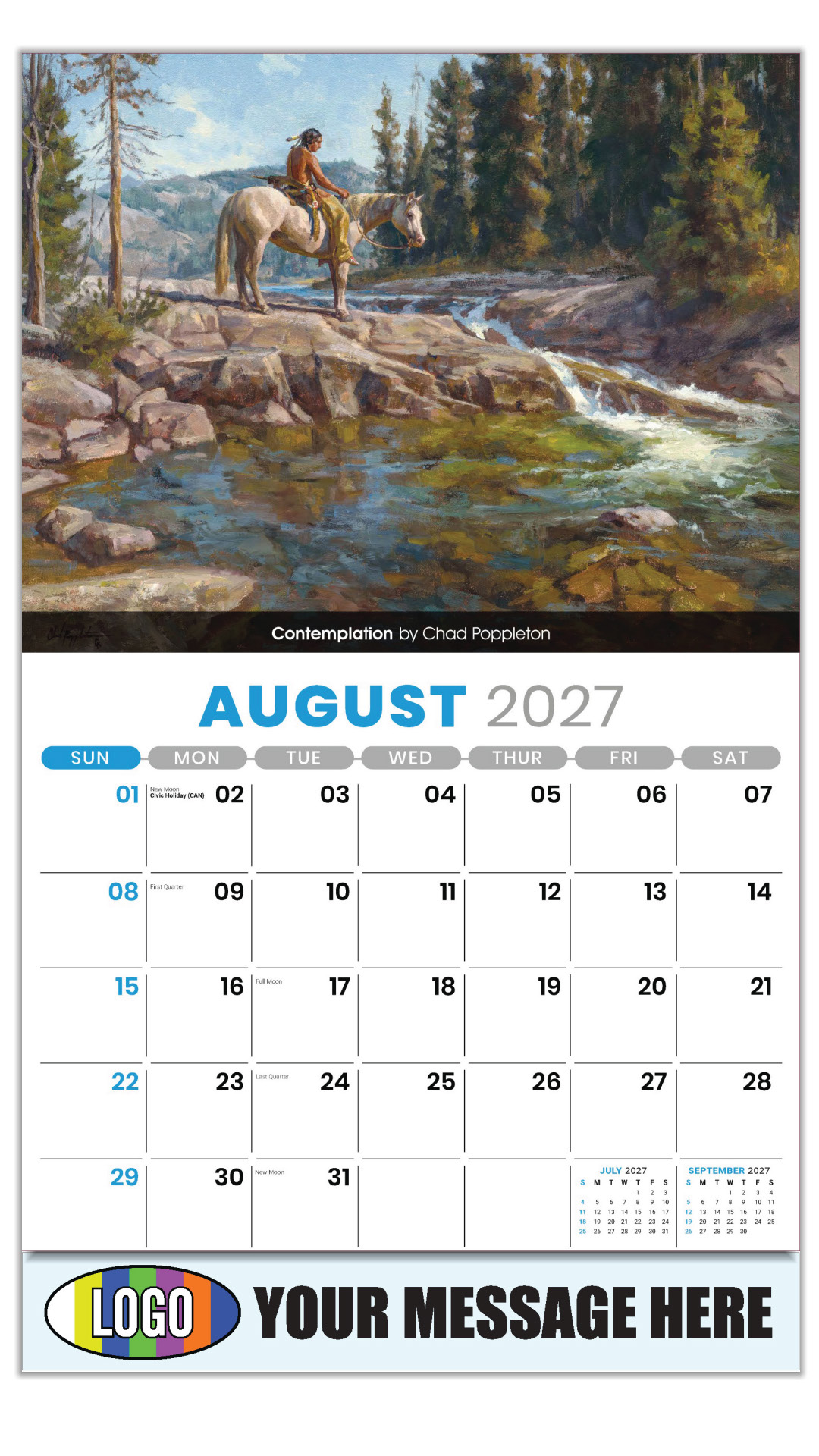 2027 Spirit of the West Business Promotional Calendar