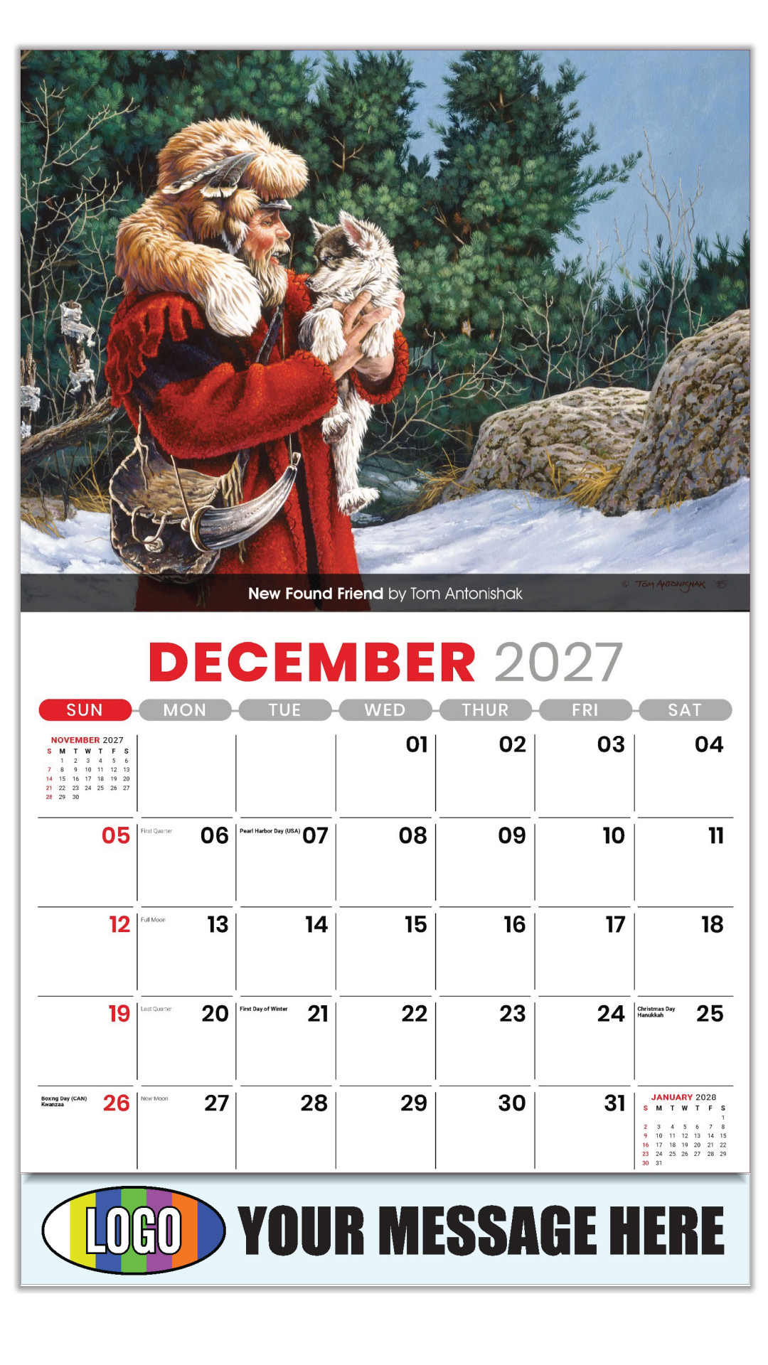 2027 Spirit of the West Business Promotional Calendar