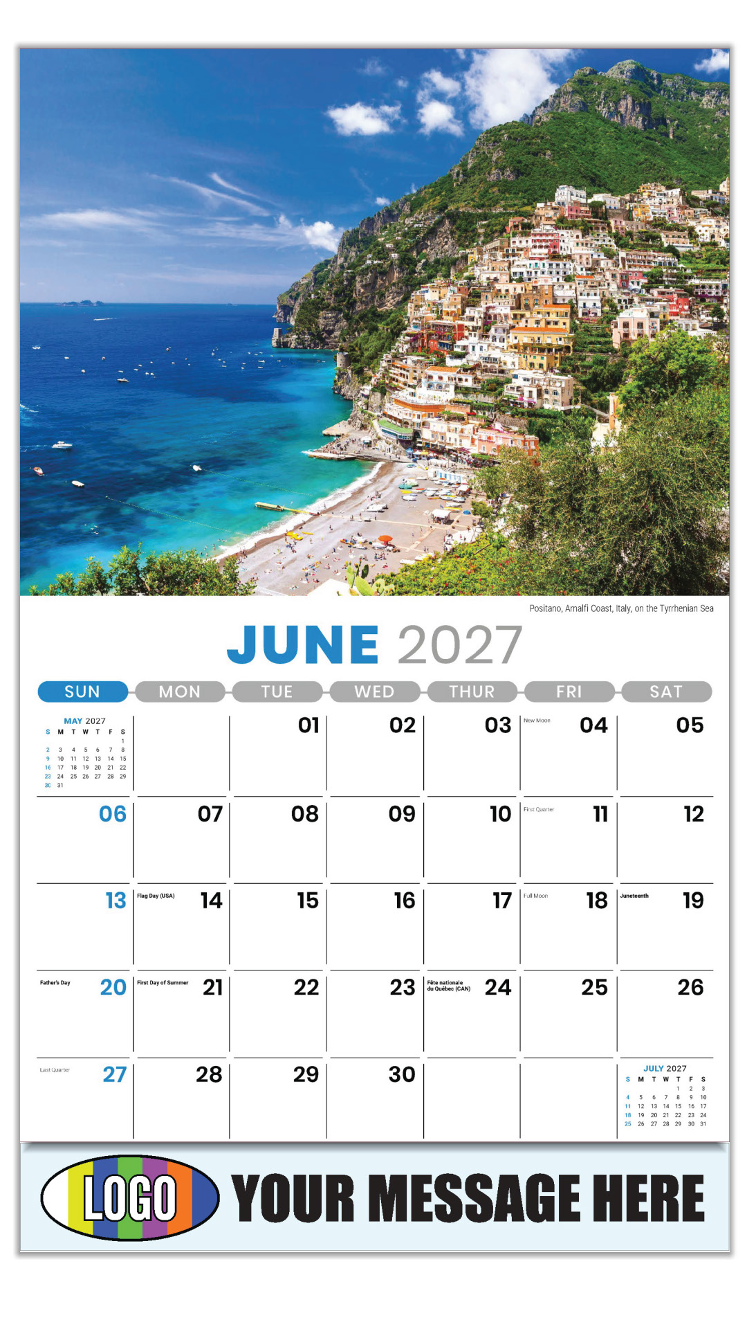 2027 Sun, Sand and Surf Business Promotional Calendar