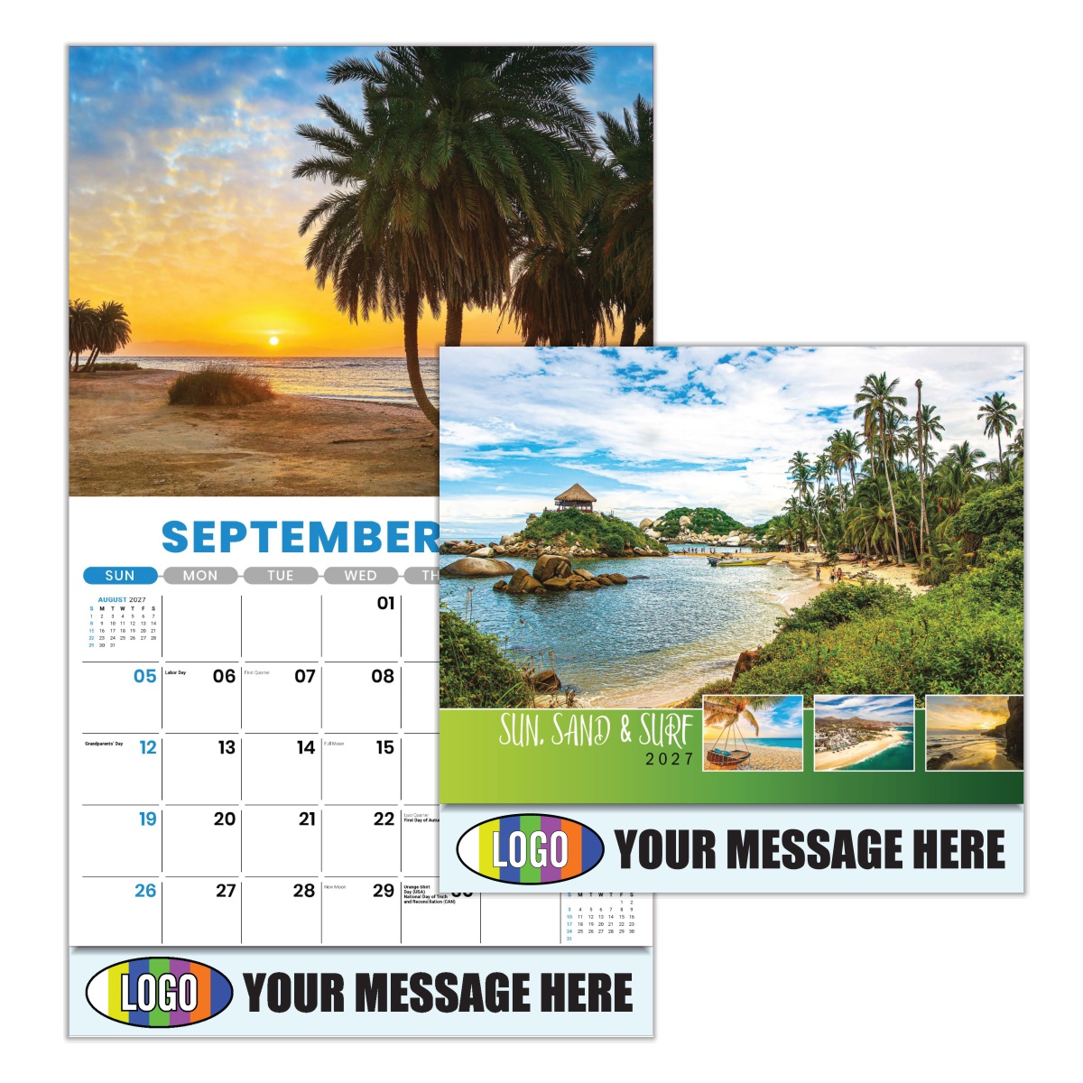 2027 Sun, Sand and Surf Business Promotional Calendar