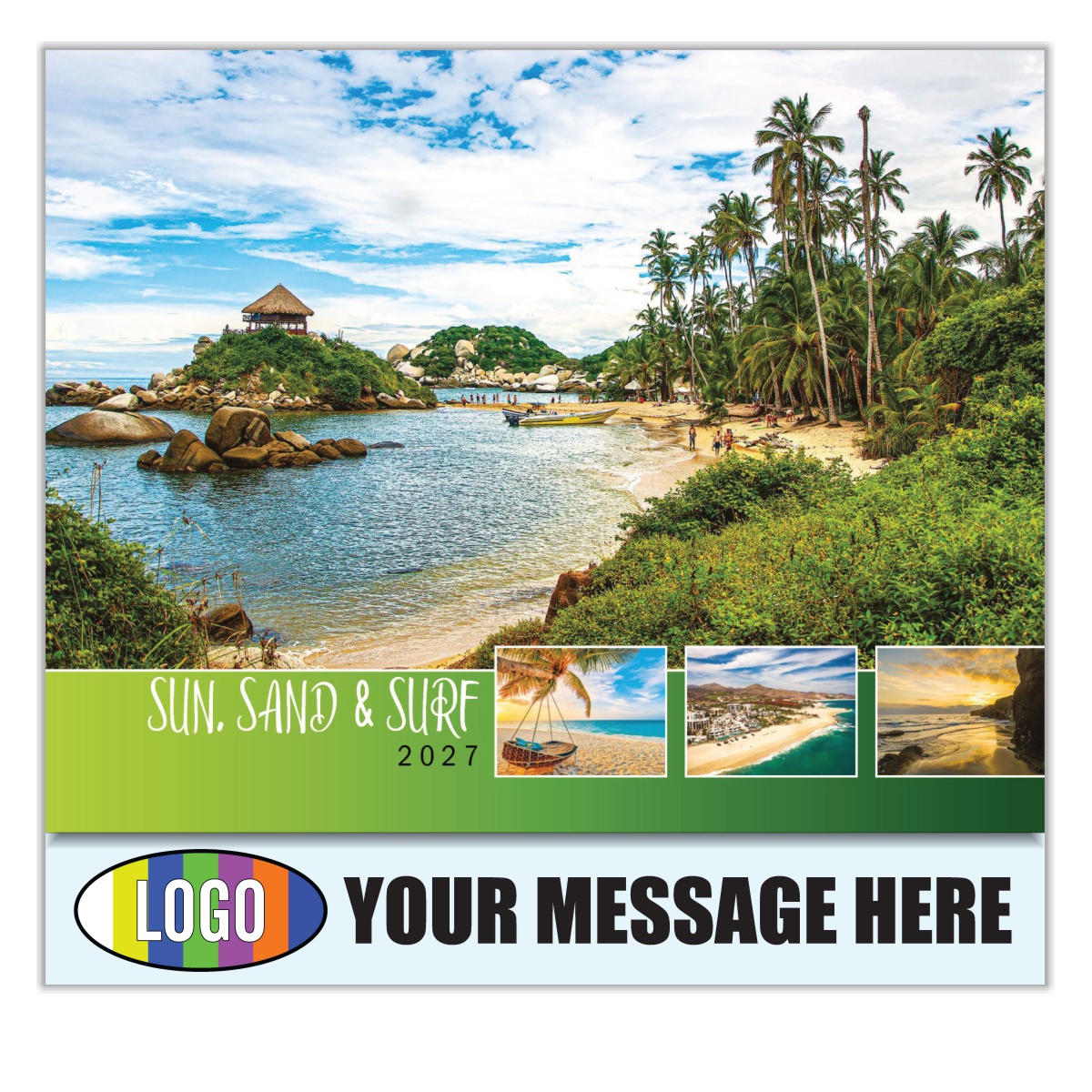 2027 Sun, Sand and Surf Business Promotional Calendar