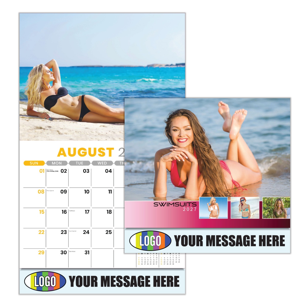 2027 Swimsuits Business Promotional Calendar