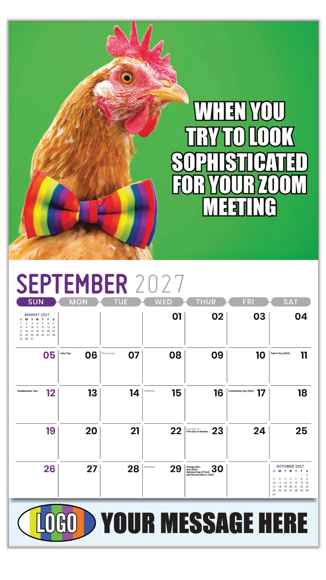 2027 The Memeing of Life Business Promotional Calendar