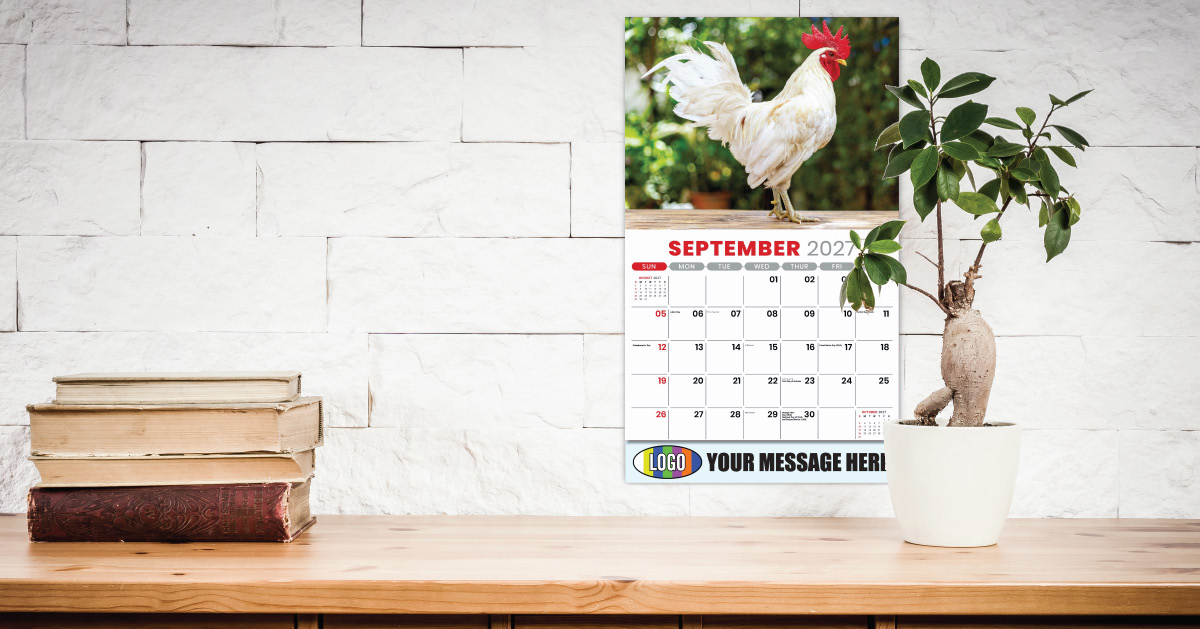 2027 Country Spirit Business Promotional Calendar