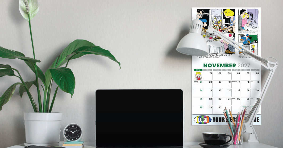 2027 Dennis the Menace Business Promotional Calendar