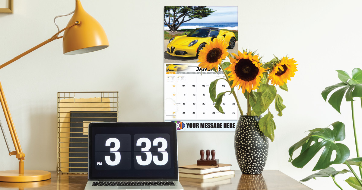 2027 Exotic Cars Business Promotional Calendar