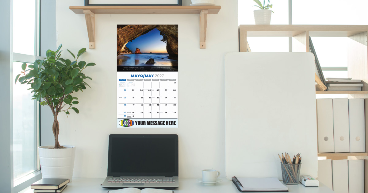 2027 Faith Passages Bilingual Business Promotional Calendar