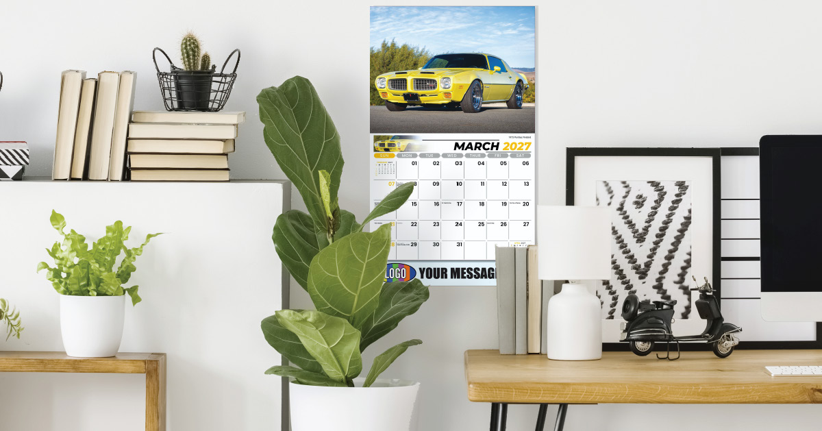 2027 GM Classic Cars Business Promotional Calendar