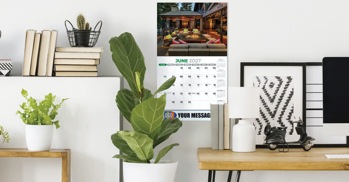 2027 Luxury Homes Business Promotional Calendar