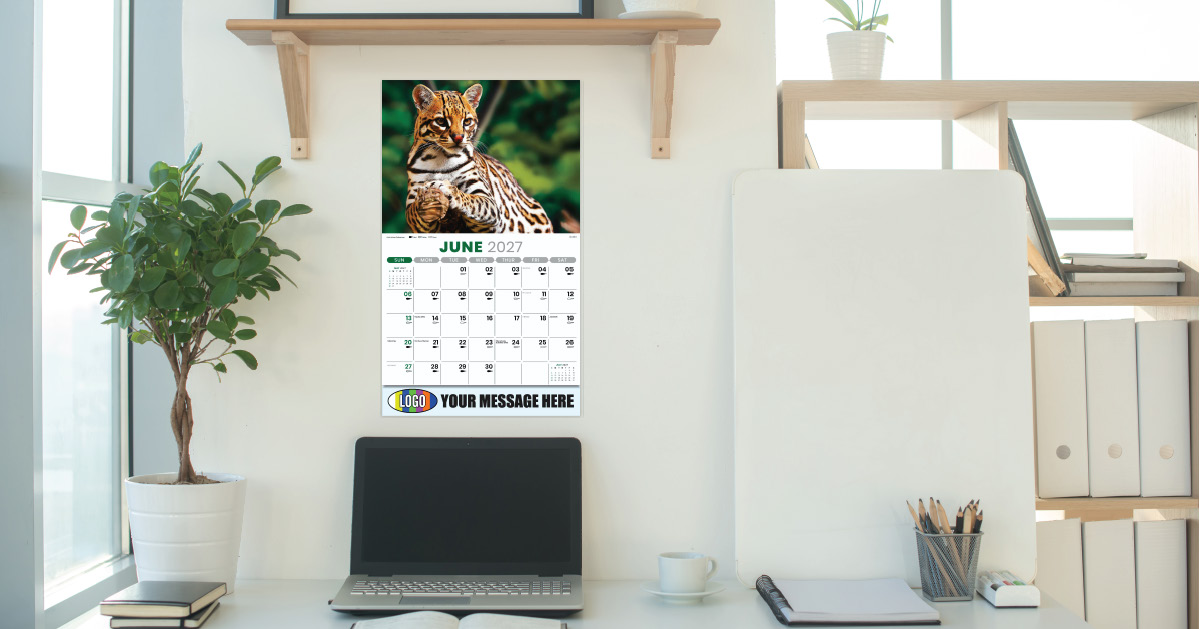 2027 North American Wildlife Business Promotional Calendar