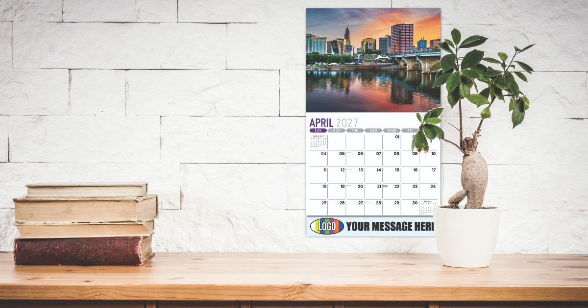2027 Scenes of New England Business Promotional Calendar