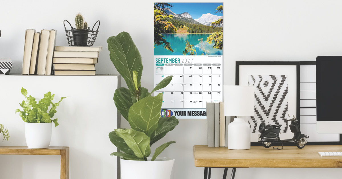 2027 Scenes of Western Canada Business Promotional Calendar