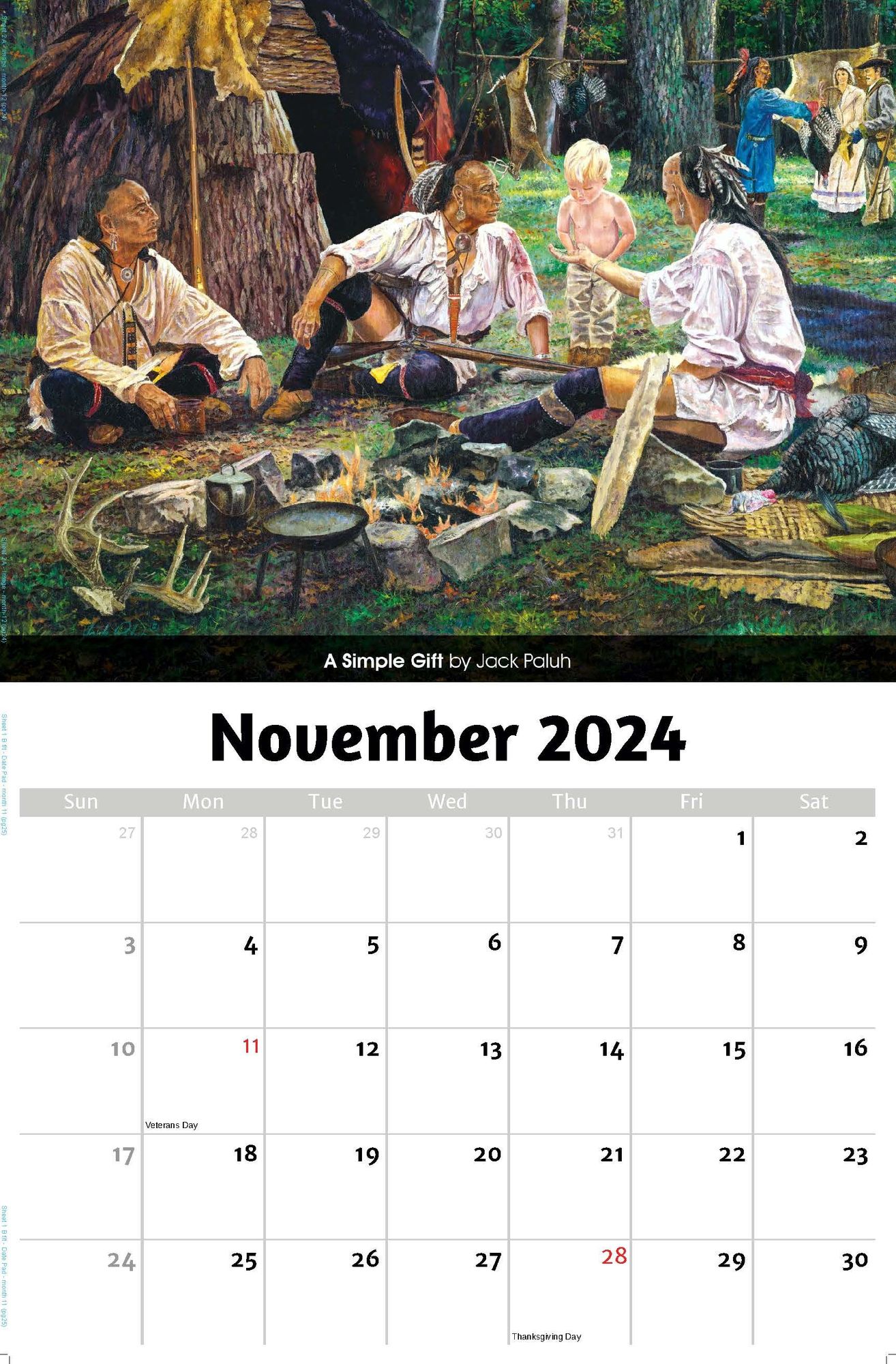 2024 Wall Calendar | Old West Art