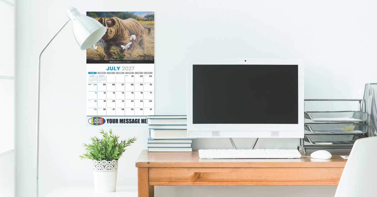 2026 Wildlife Portraits Business Promotional Calendar
